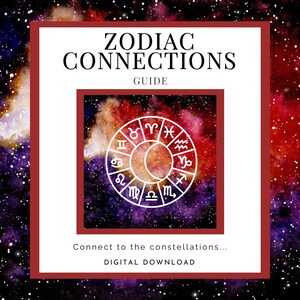 Zodiac Connections Guide & Info Sheets (DIGITAL/PRINTABLE File)