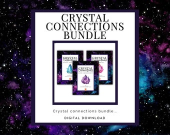 Crystal Connections Bundle - Guides & Worksheets (DIGITAL/PRINTABLE FILES)