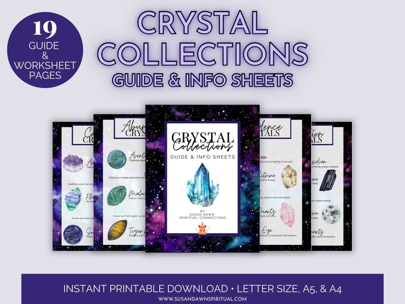 Crystal Collections Guide & Info Sheets DIGITAL/PRINTABLE FILE image 2