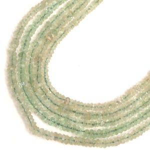 Fluorite Beads, 13 Inch Strand Beads Size 4-5 MM, Faceted Beads, Drilled Beads, Rondelle Beads, Natural Green Fluorite Beads, beaded jewelry