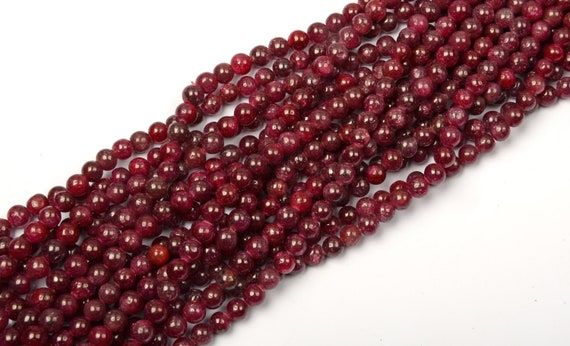 Natural Ruby Beads - BeadsAtBeads