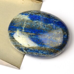 Lapis lazuli Cabochons, Lapis lazuli Gemstone, Lapis lazuli Loose Stone, Lapis lazuli semi precious Hand Polished 415Cts.(44X56)MM