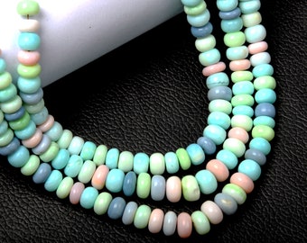 Multi Opal Beads | Rondelle Shape Beads | 8 Inch Strand Size 7-9 MM Beads | Opal Beads | Drilled Beads | Smooth beads | For jewelry