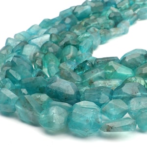 apatite beads, 8 Inch Strand beads, Drilled beads, Faceted Beads, Tumble beads, nugget beads, Natural Blue apatite Beads, for jewelry