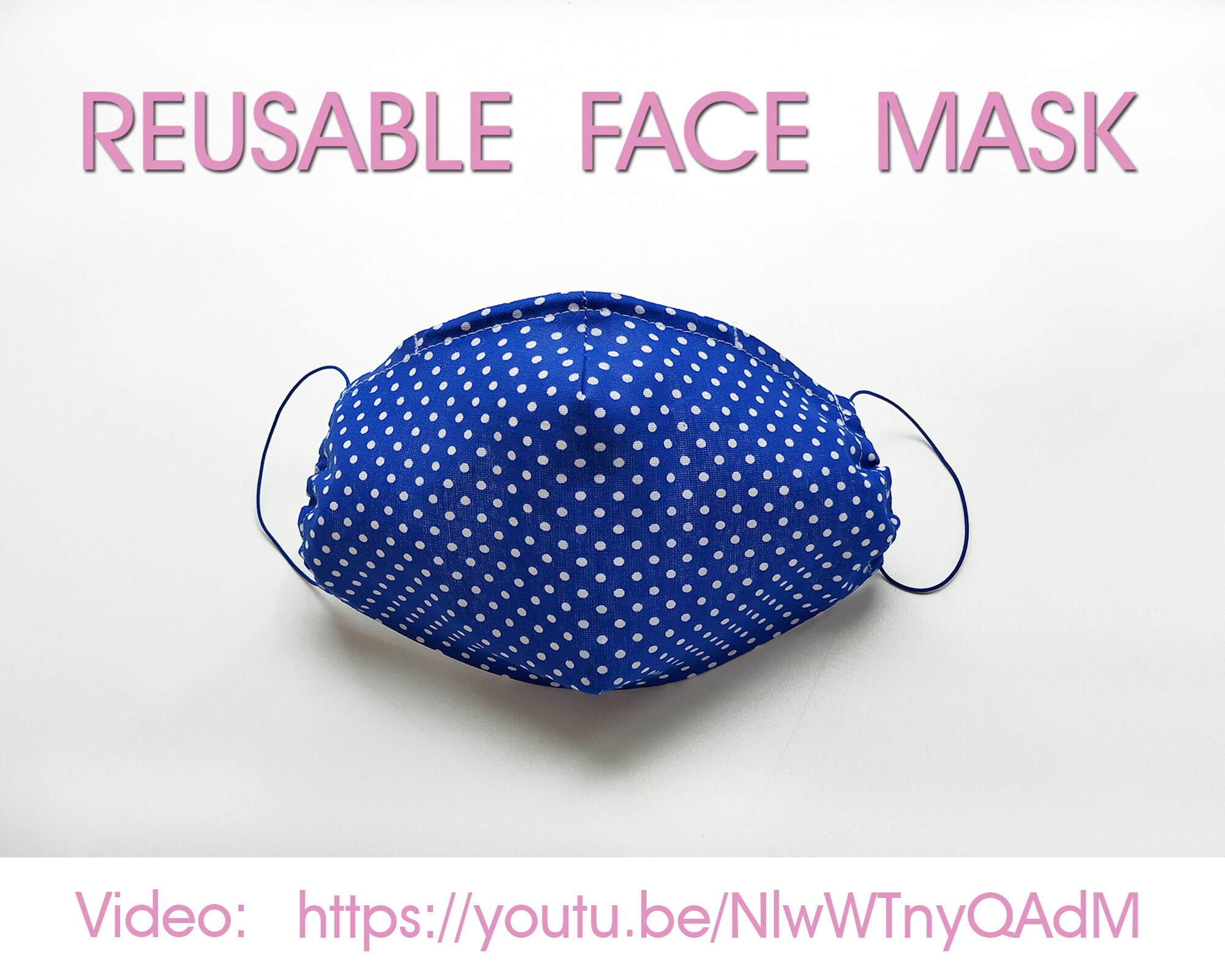 Children's Face Mask Sewing Pattern pdf Washable Face Etsy