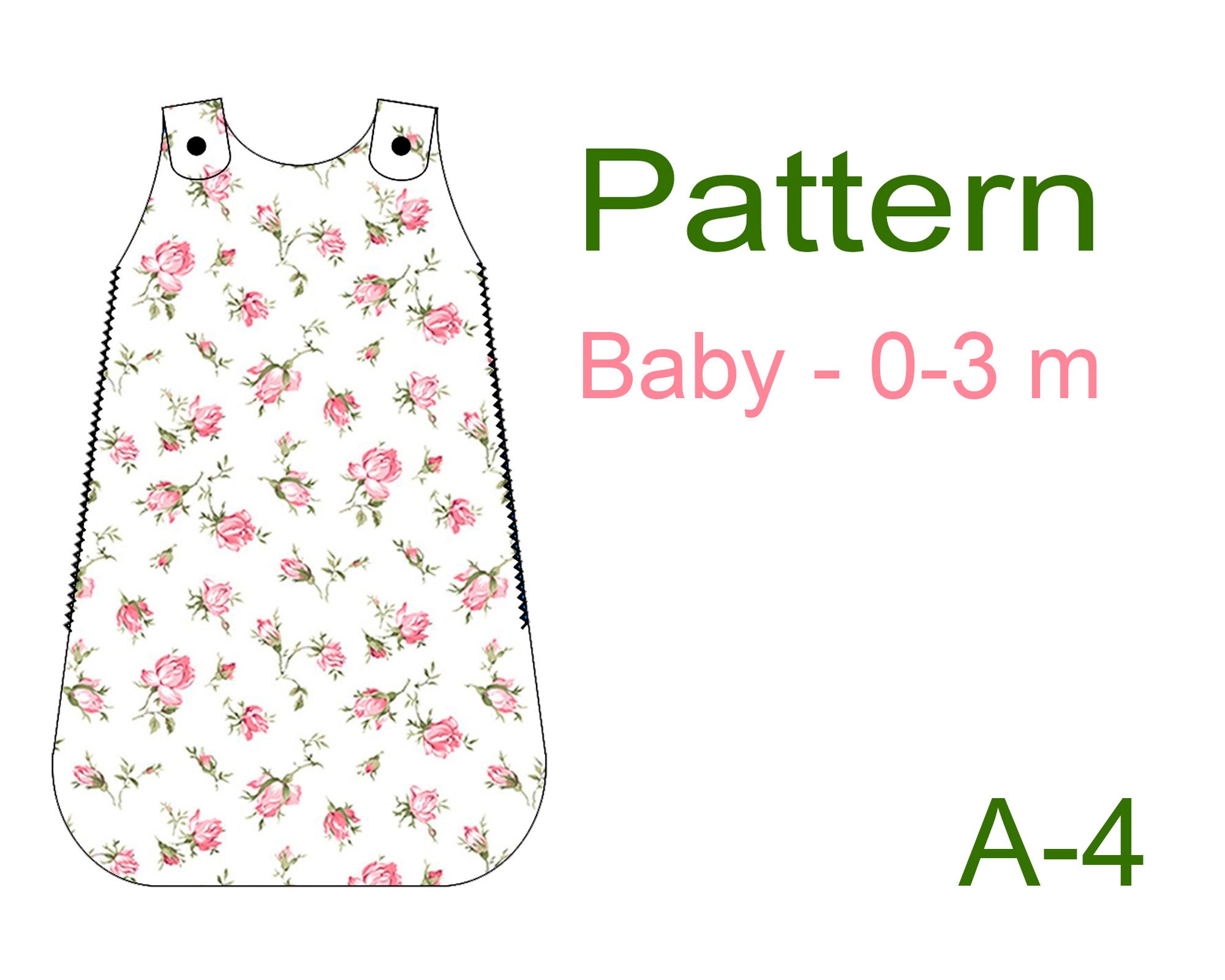 Baby sleep sack Sewing pattern pdf newborn sleeping bag Etsy