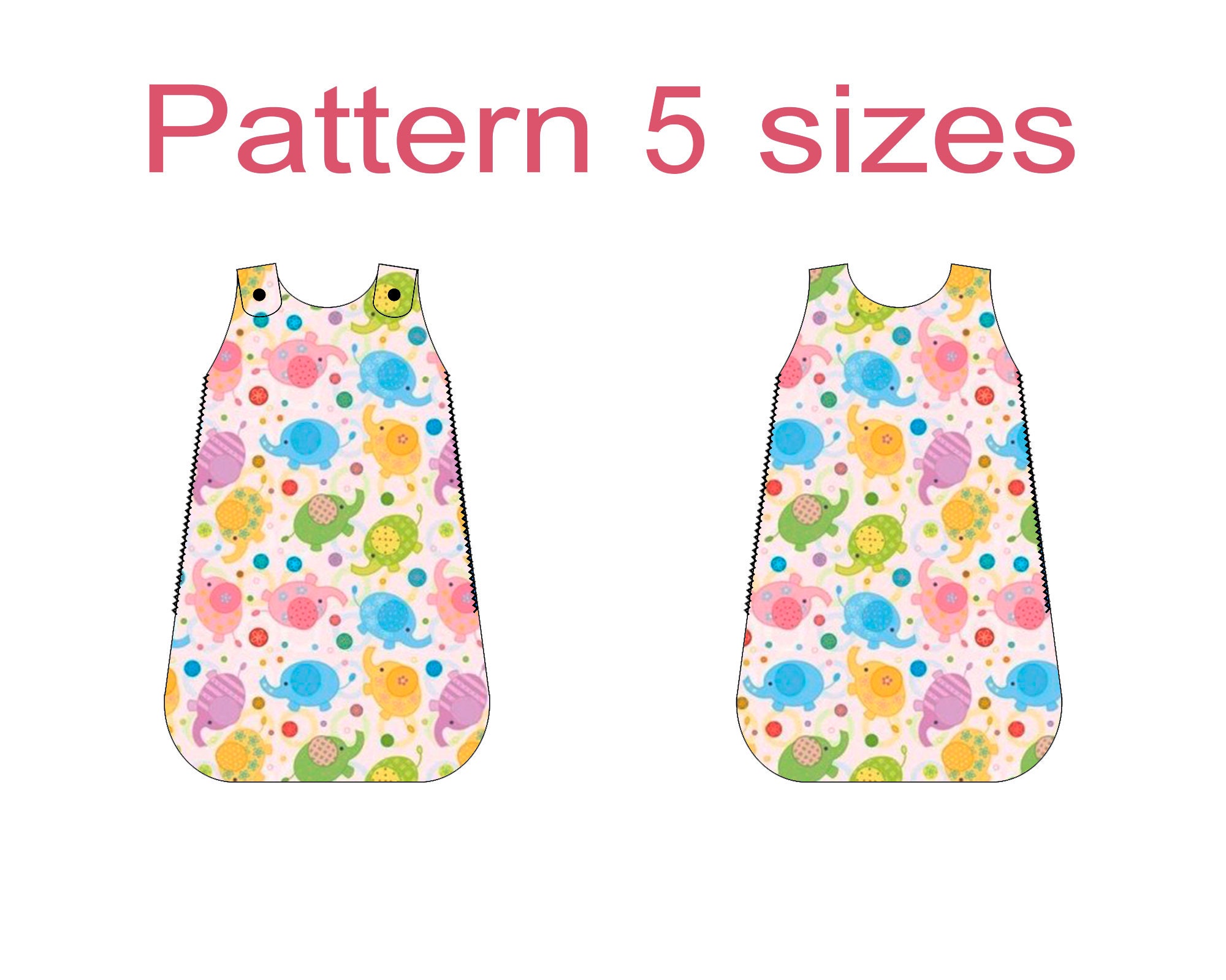 Kids sleep sack Sewing pattern pdf Baby sleeping bag | Etsy
