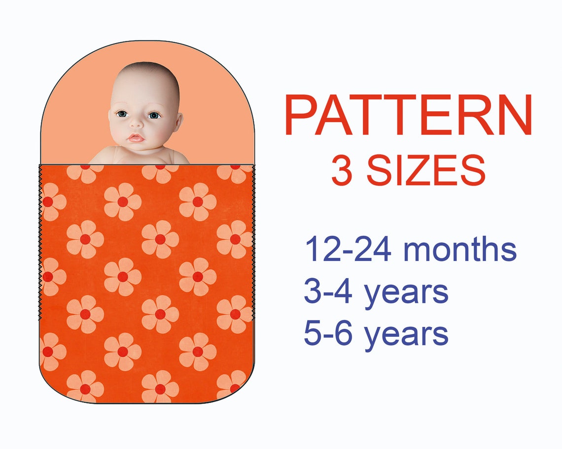 Baby Sleep Sack Sewing Pattern Pdf Kids Sleeping Bag Etsy