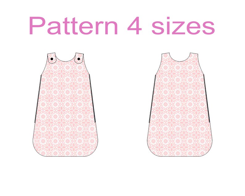 Baby sleep sack Sewing pattern pdf Newborn sleeping bag Etsy