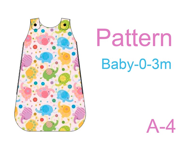 Baby sleep sack Sewing pattern pdf newborn sleeping bag Etsy
