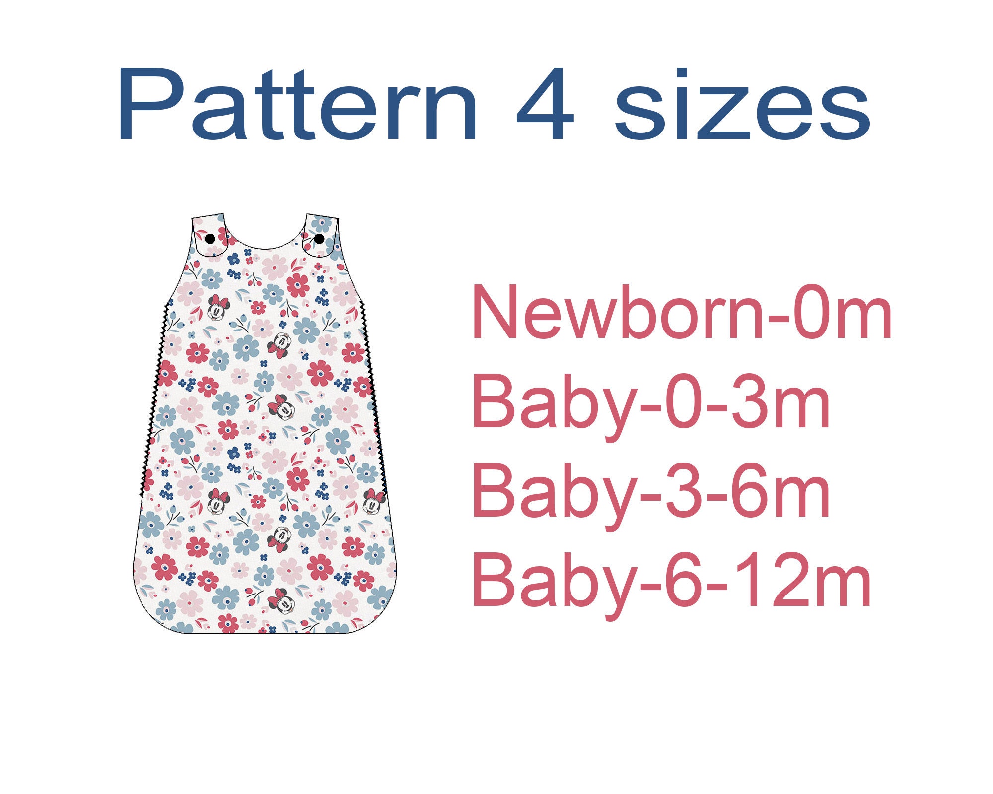 Baby sleep sack Sewing pattern pdf Newborn sleeping bag Etsy