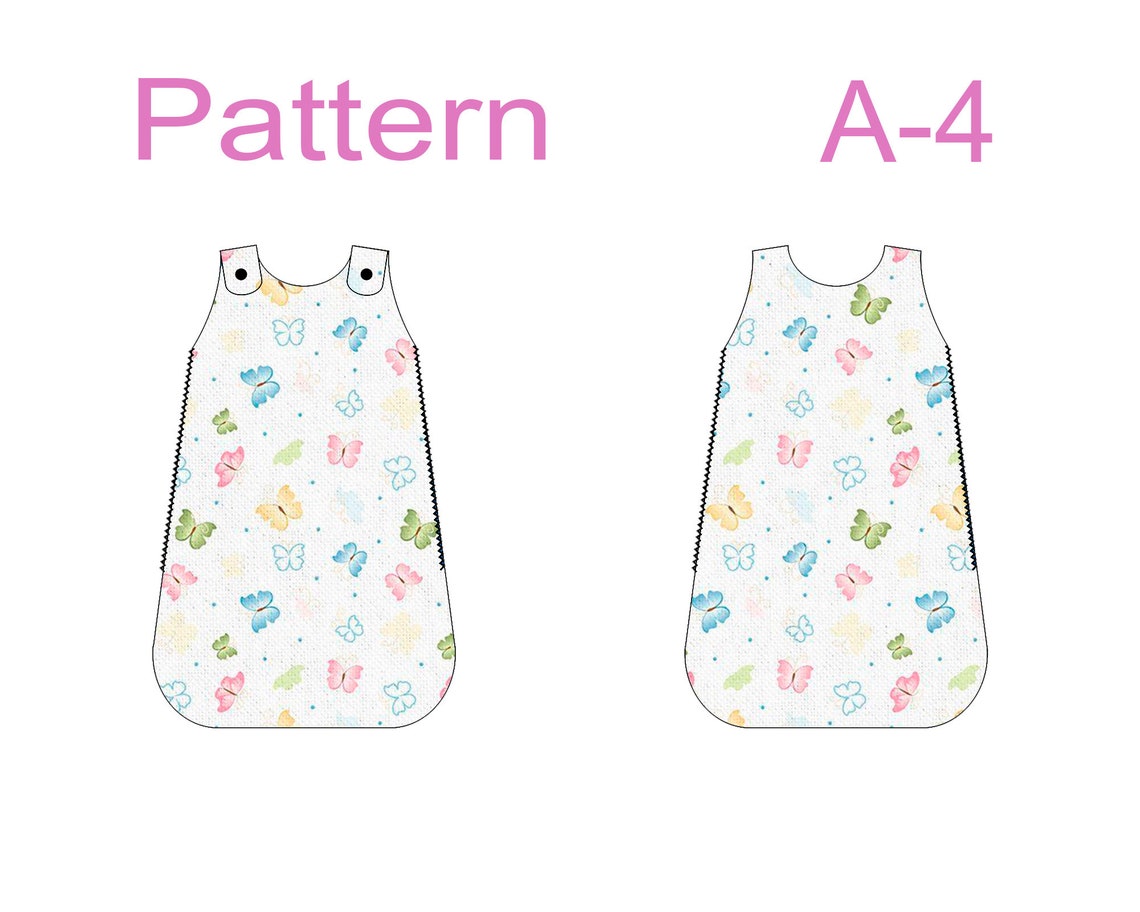 Baby sleep sack Sewing pattern pdf newborn sleeping bag Etsy