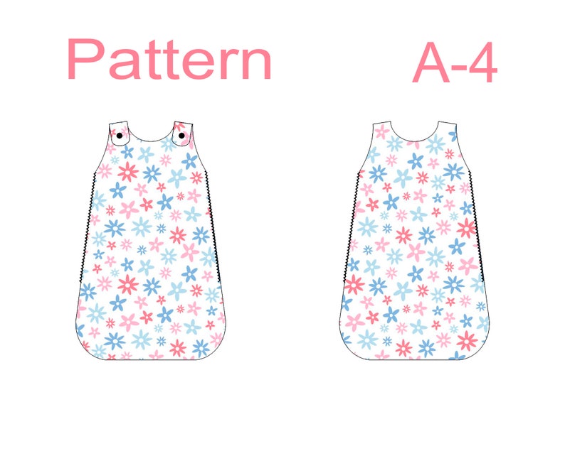 Baby sleep sack Sewing pattern pdf Newborn sleeping bag Etsy