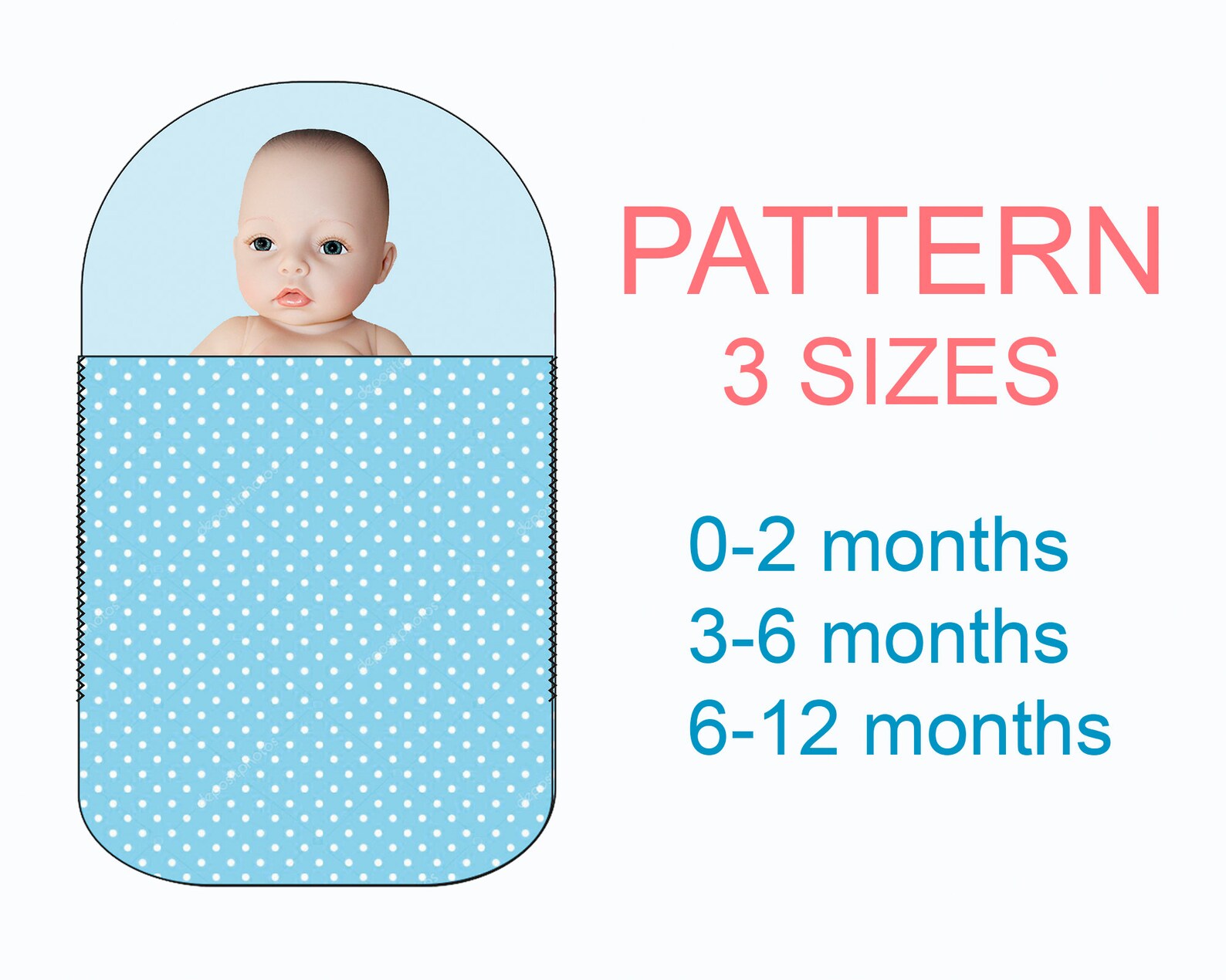 Baby sleep sack Sewing pattern pdf Newborn sleeping bag Etsy