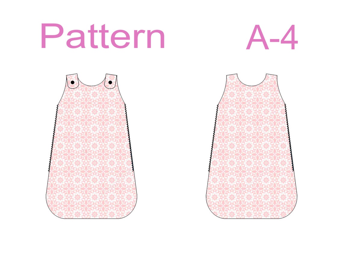 Baby sleep sack Sewing pattern pdf newborn sleeping bag Etsy
