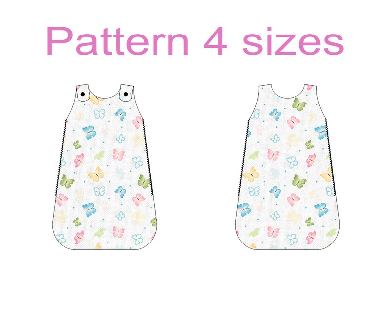 Baby sleep sack Sewing pattern pdf Newborn sleeping bag Etsy