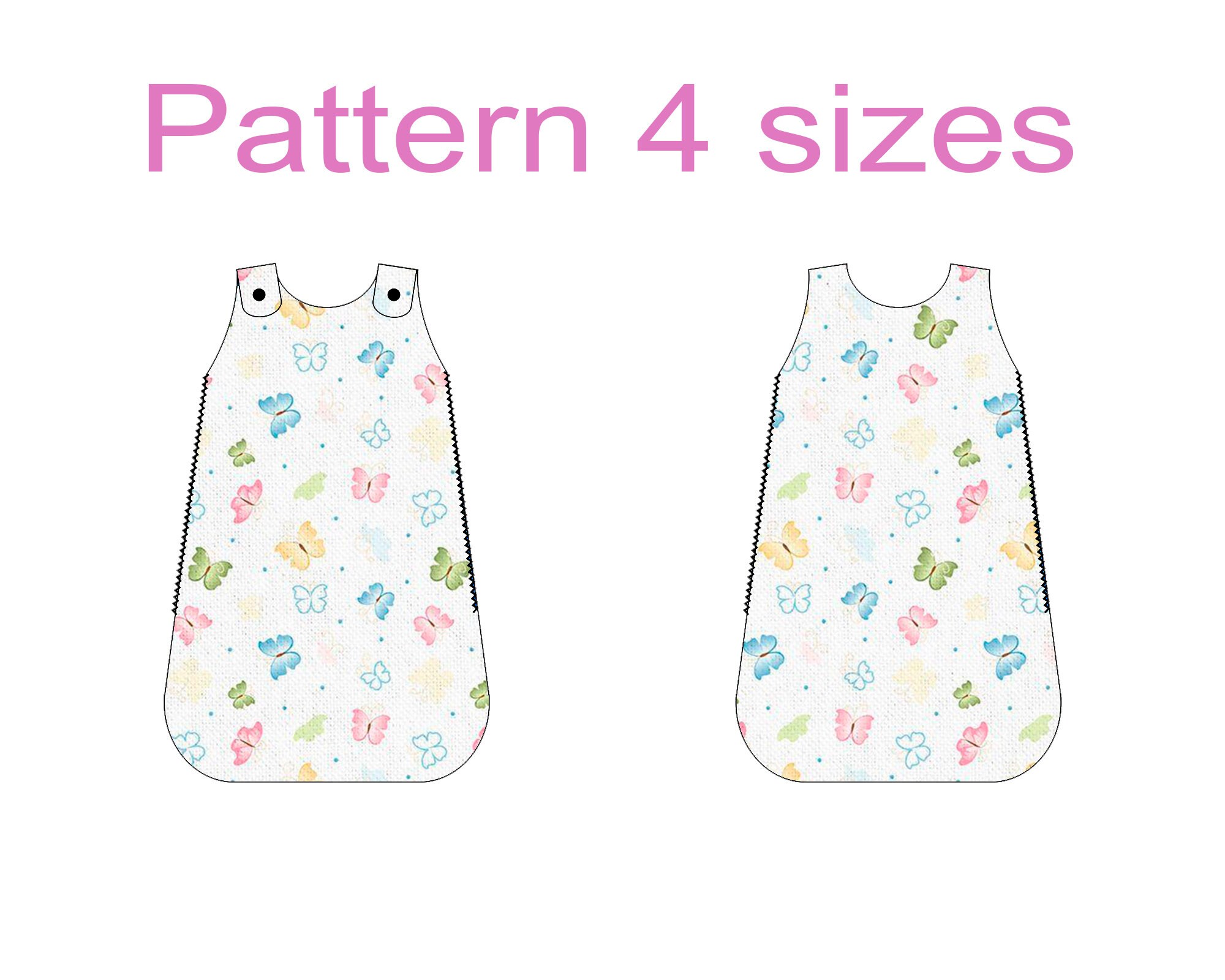 Baby sleep sack Sewing pattern pdf Newborn sleeping bag Etsy