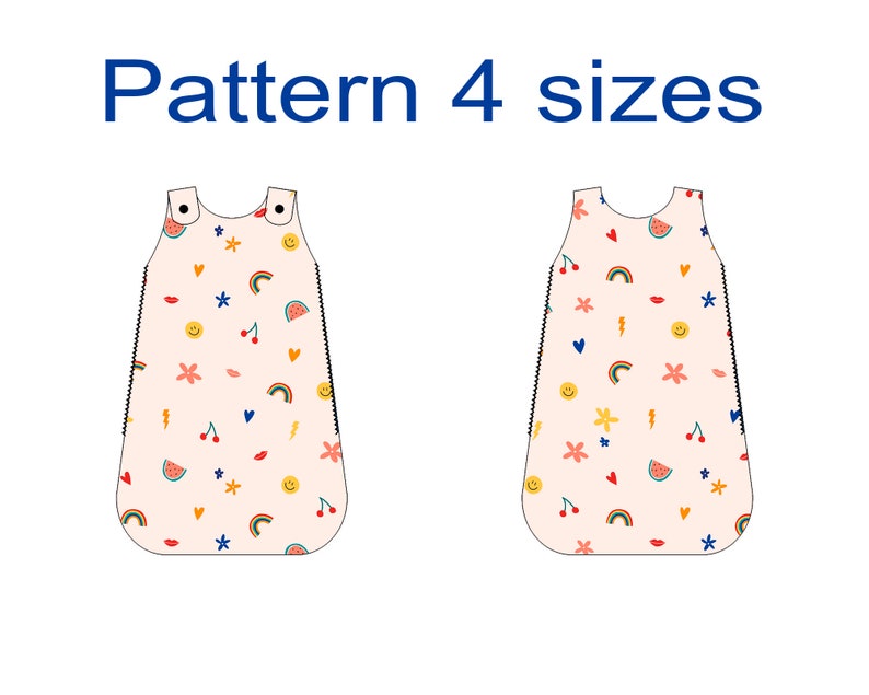 Baby sleep sack Sewing pattern pdf Newborn sleeping bag Etsy