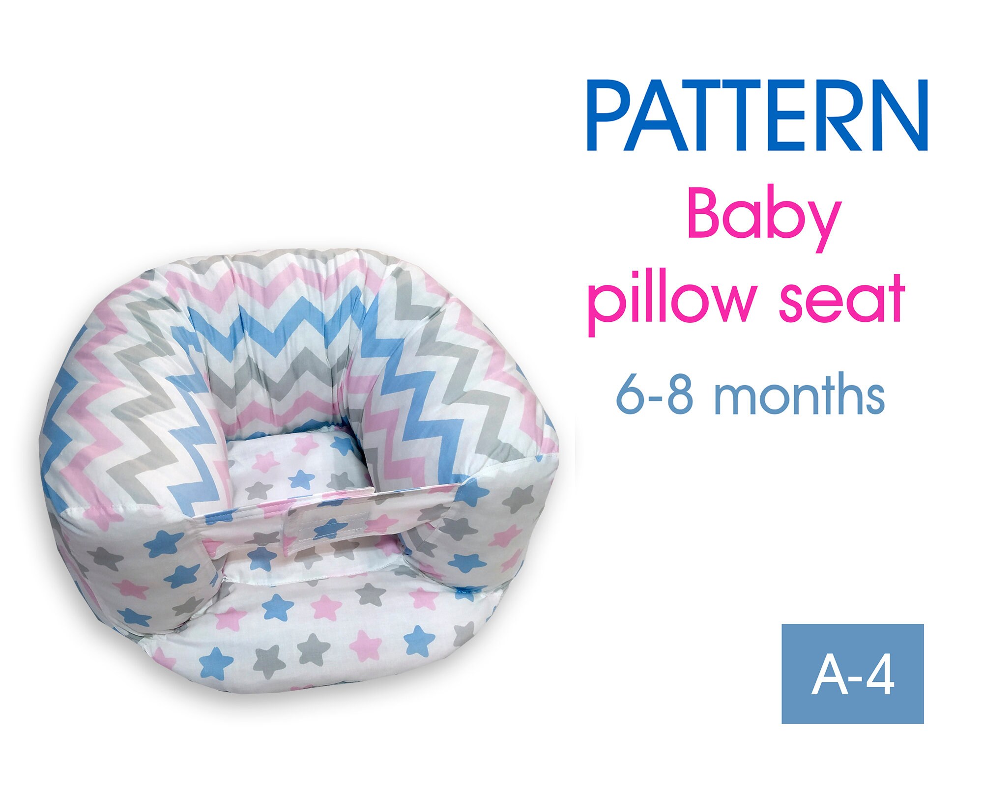 Baby Pillow Seat Sewing Pattern PDF Baby Nest Seat Pad Etsy