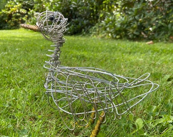 Goose Wire Sculpture