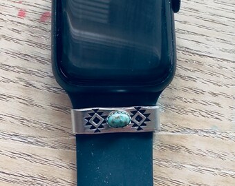 Genuine Turquoise Stone Watch Band