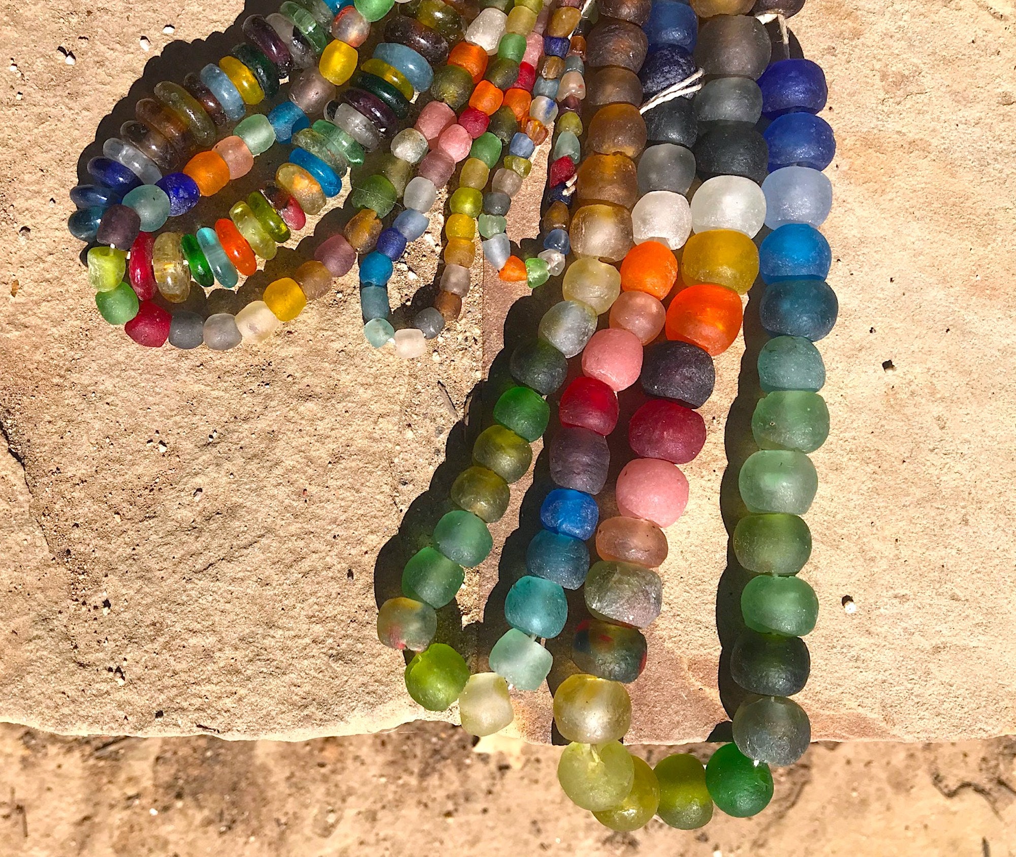 Beautiful Handcrafted Un-enhanced & Rare Color Mix Fair Trade Recycled ...
