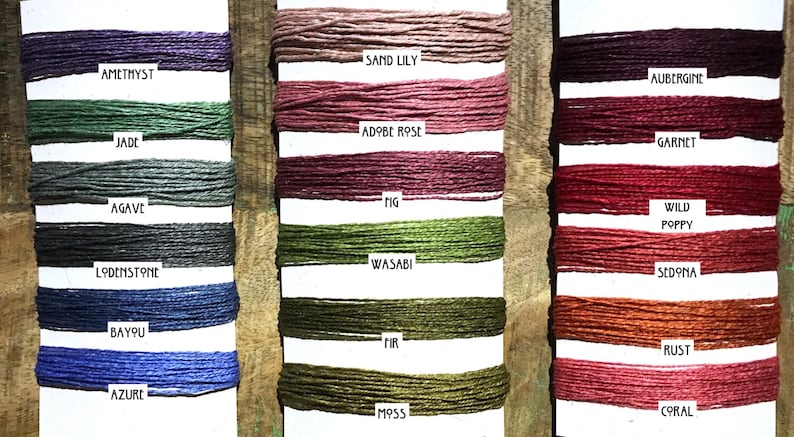 Gorgeous & Shimmery GOTS Organic Fair Trade Entwined Linen 7/4 image 4