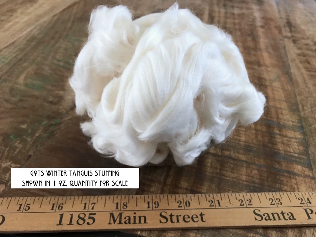 Relleno de algodón crudo cultivado en los Estados Unidos. (3 libras)
