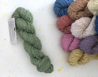 Beautiful & Soft Andean Mist/Color Grown HandCrafted Sport Flamme Fair Trade Organic Cotton Yarn