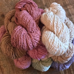 Beautiful Lofty Handcrafted Fantasy Flamme Aran Fair Trade Organic Cotton Yarn With Copper Option  (Limited)