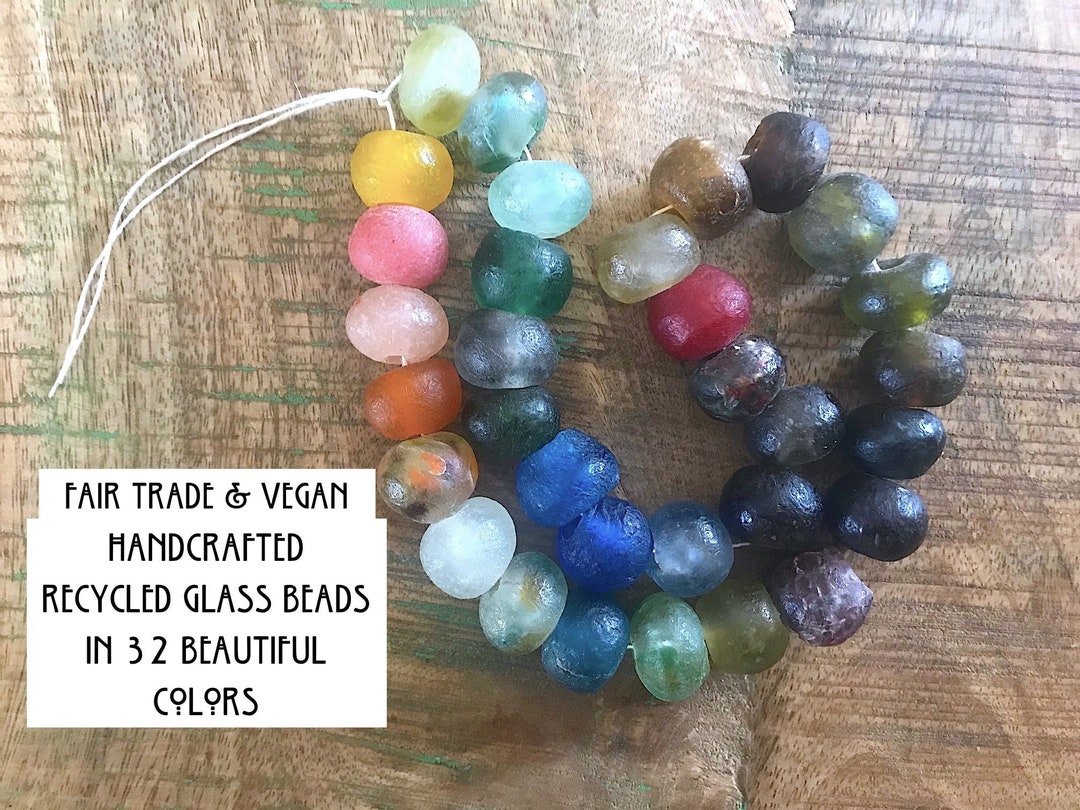 Beautiful Handcrafted Un-enhanced & Rare Color Mix Fair Trade 20mm ...