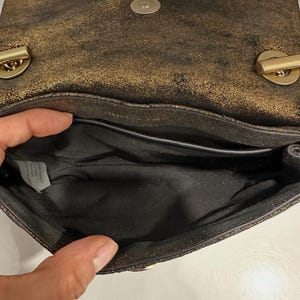 Rebecca Minkoff Edie Date Night Gold Quilted Crossbody image 14