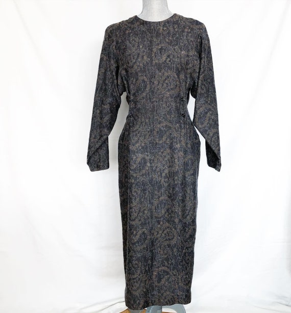 1986 Vintage Zapata Toronto Grayish Wool Dress