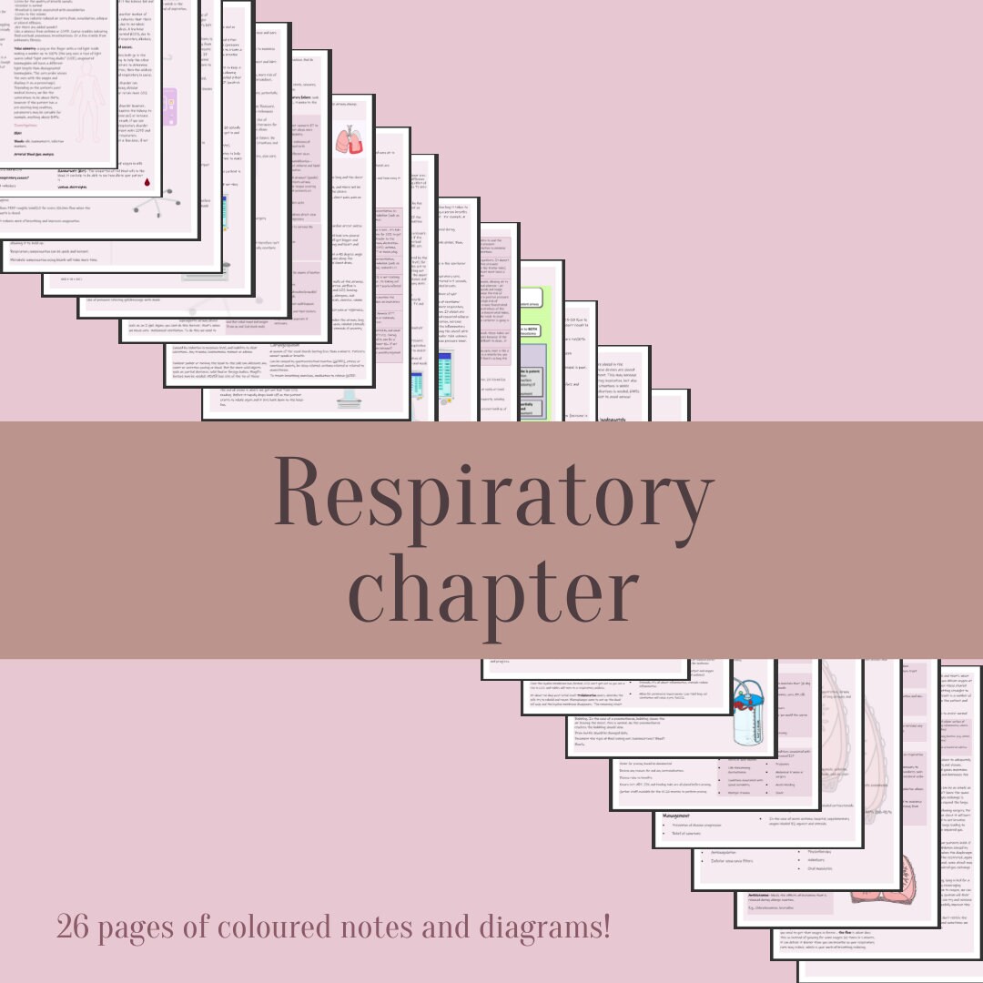 Respiratory Chapter - Etsy