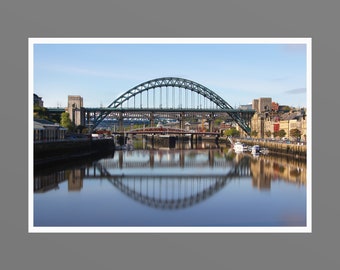 Home Decor City Landmark Tyne Bridge Newcastle Skyline Wall Art Print Poster