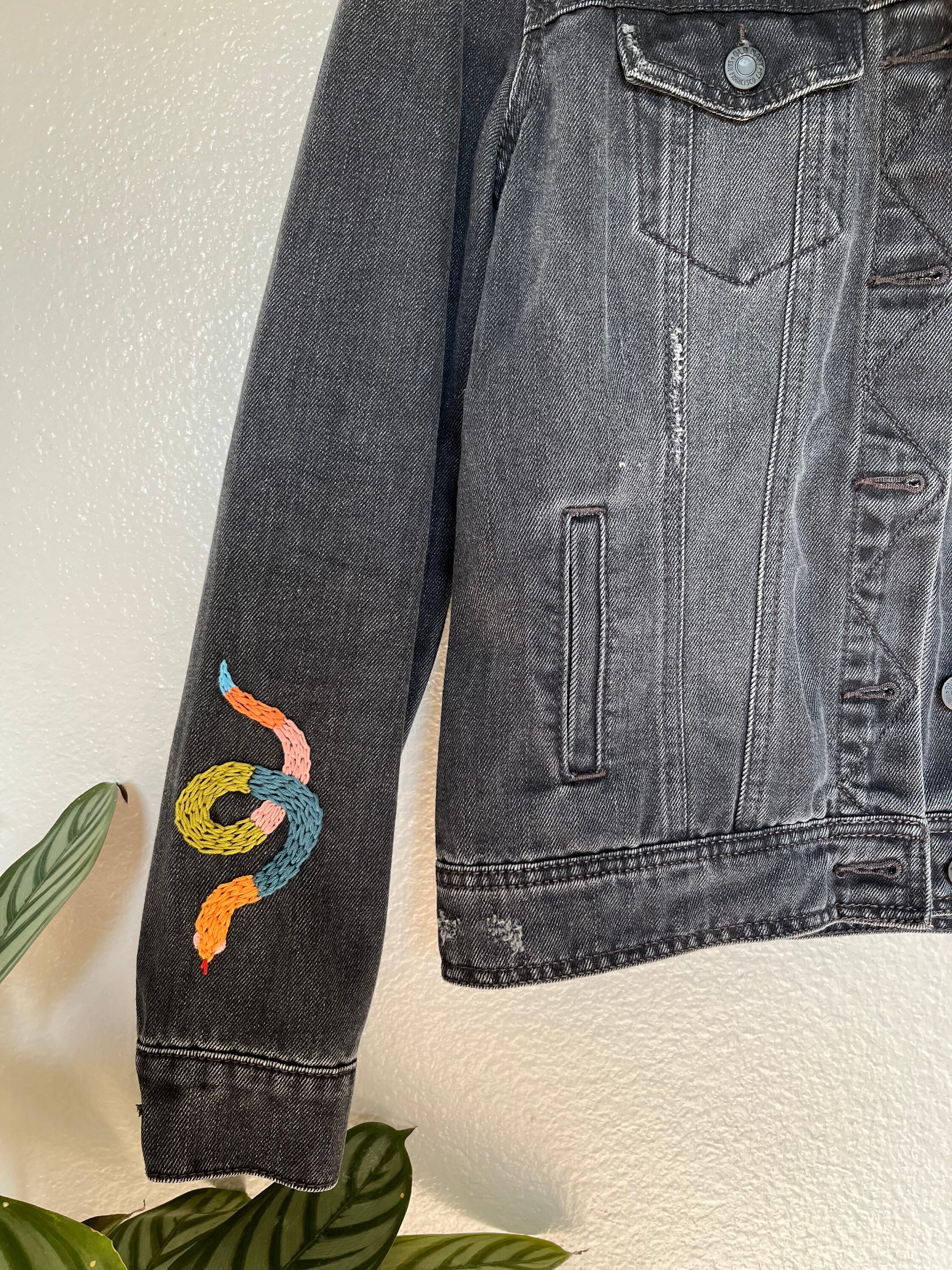Snake Jean Jacket - Etsy