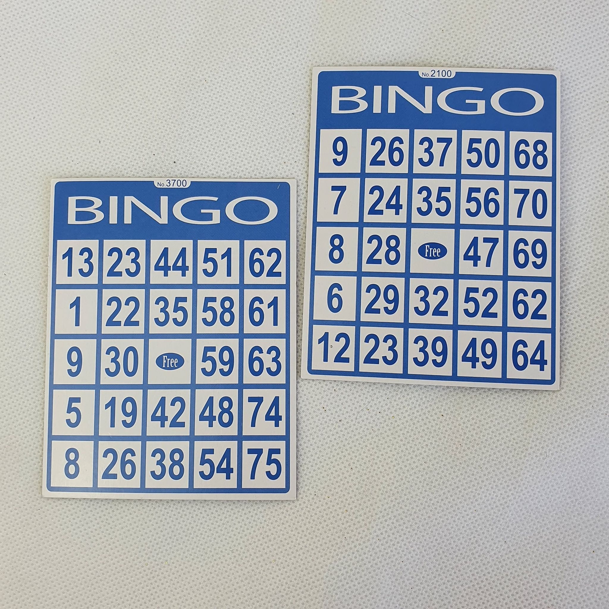 Vintage Blue Bingo Cards. 10 X 8cm Pack of 6. | Etsy Australia