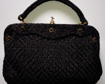 ROBERTA di CAMERINO VINTAGE - Bolsa de nastro brasato anni '60