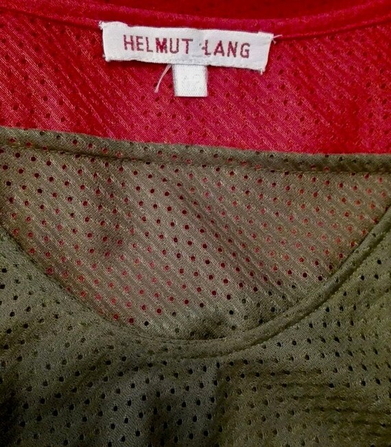 HELMUT LANG VINTAGE - abito in nylon traforato - p