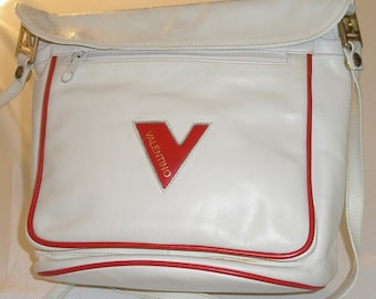 VALENTINO - borsa a tracolla en pelle anni años 70