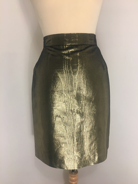 KRIZIA VINTAGE - gonna in lurex moiré anni 80 - 8