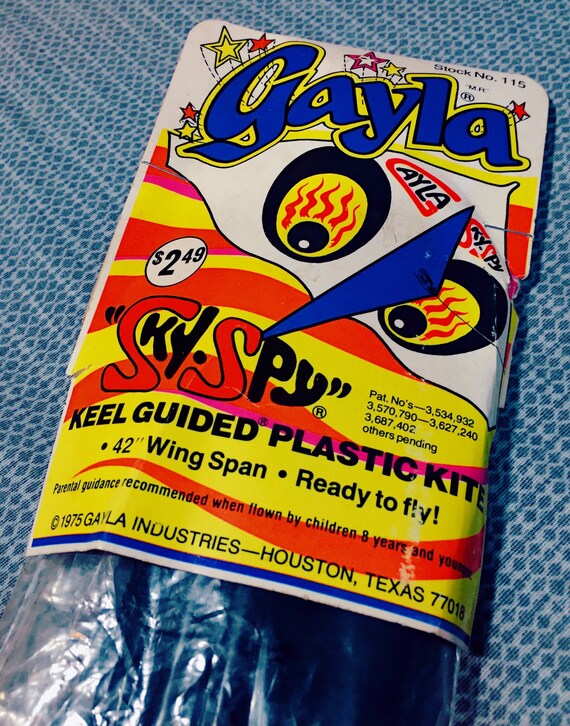 Gayla 'SkySpy' Kite Kit 1975 FACTORY SEALED Etsy