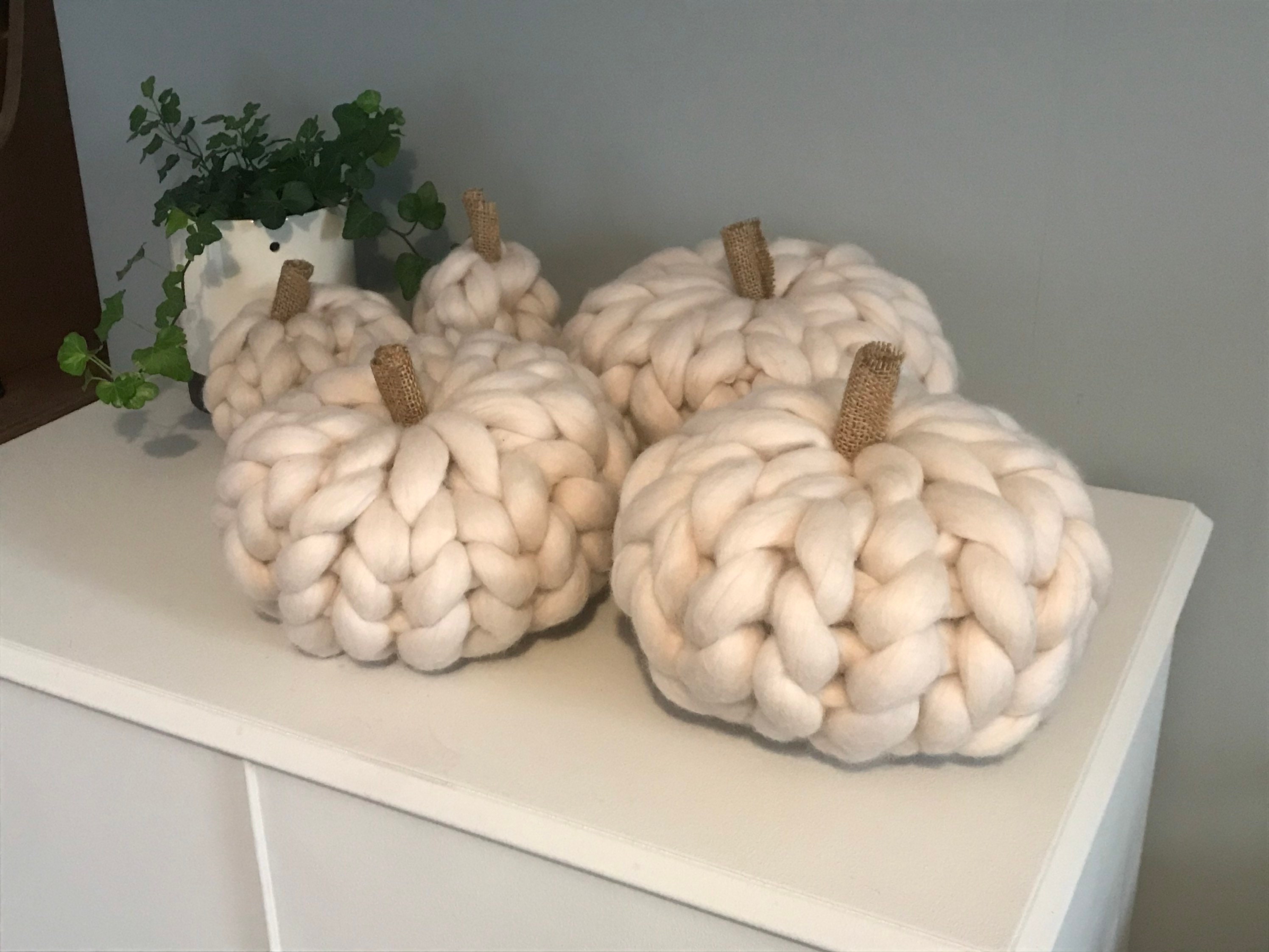 Chunky knit pumpkin Etsy