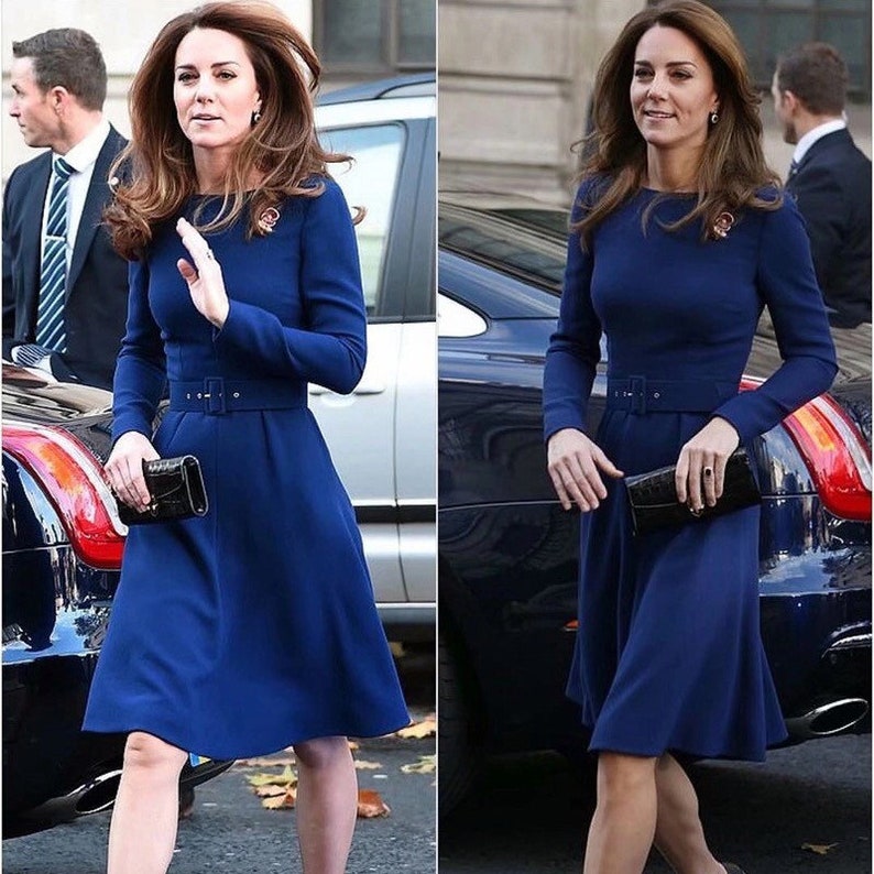 Kate Middleton Blue Dress - Etsy
