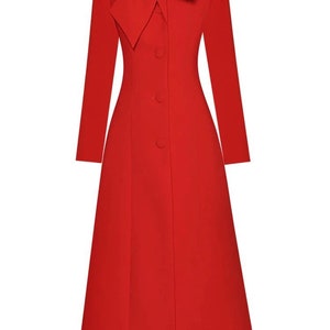 Kate Middleton Red Dress Coat - Etsy