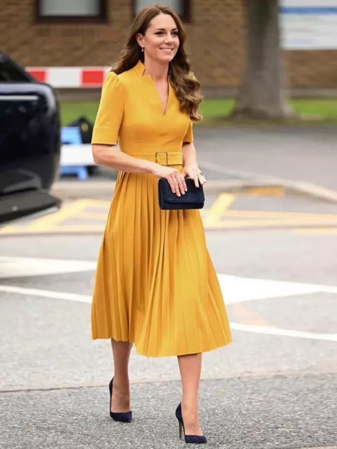 Kate Middleton Short Sleeve Dress Etsy UK