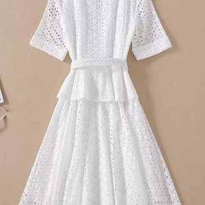 Kate Middleton Vintage White Lace Dress - Etsy