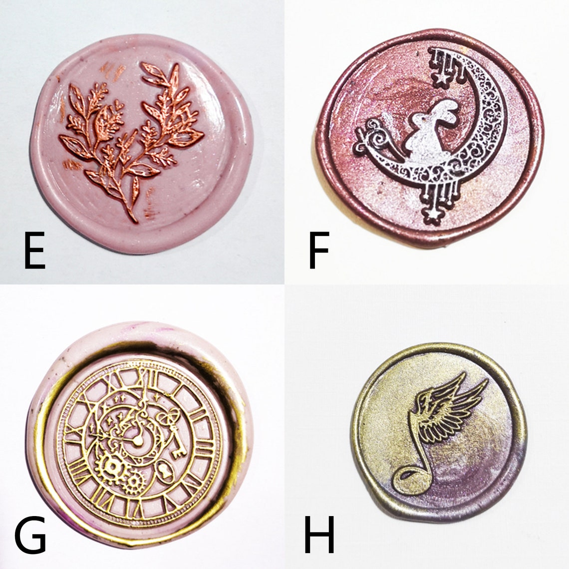 PATIKIL Wachsstempel Buchstabe E - Messing Siegelstempel Für Briefe Und Einladungen