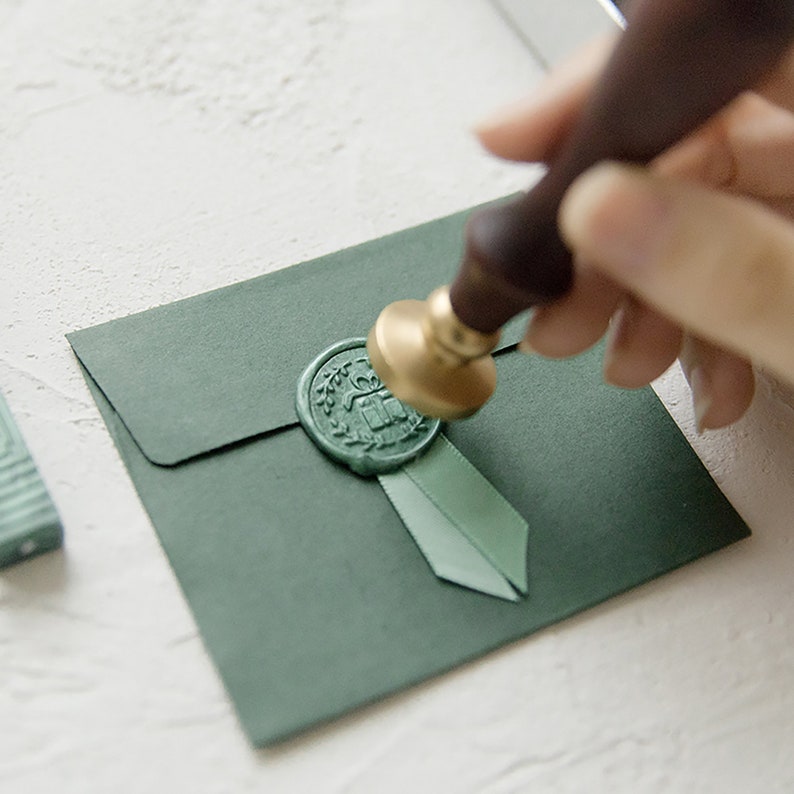 A Seal Of Wax Is Used To Seal Envelopes Gothic Vintage Wax Seal Blessing Icon Ideal Birthday Gifts For Him Designer Holiday Ornaments