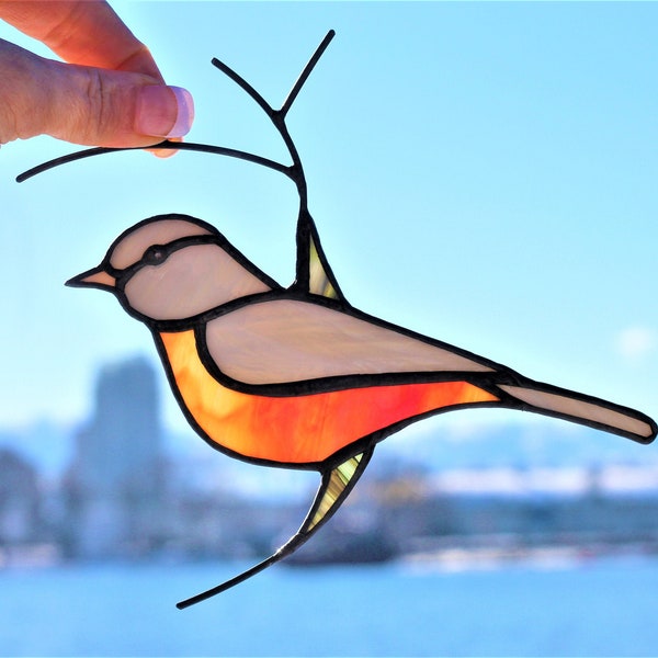 Stained Glass Robin Pattern - Etsy